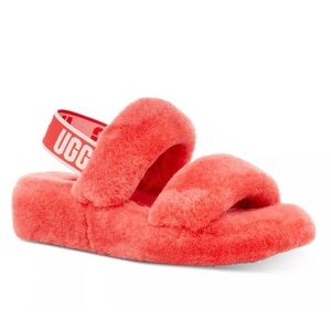 UGG Oh Yeah! Slides | Coral / Margarita | Size 8 | NEW IN BOX